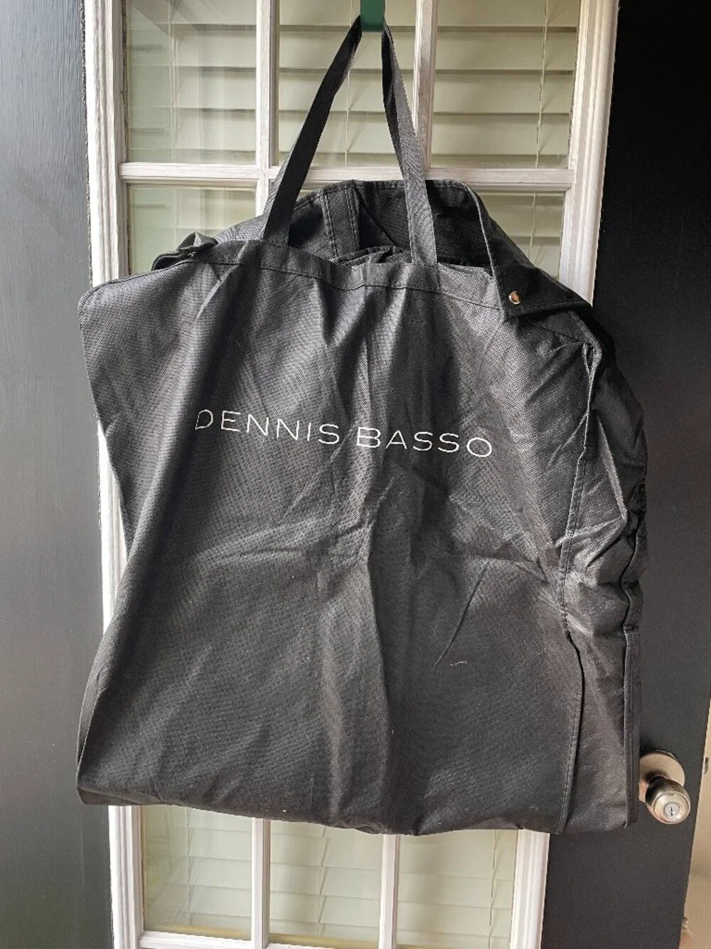 Dennis Basso Black Lightweight Garment/Travel Bag